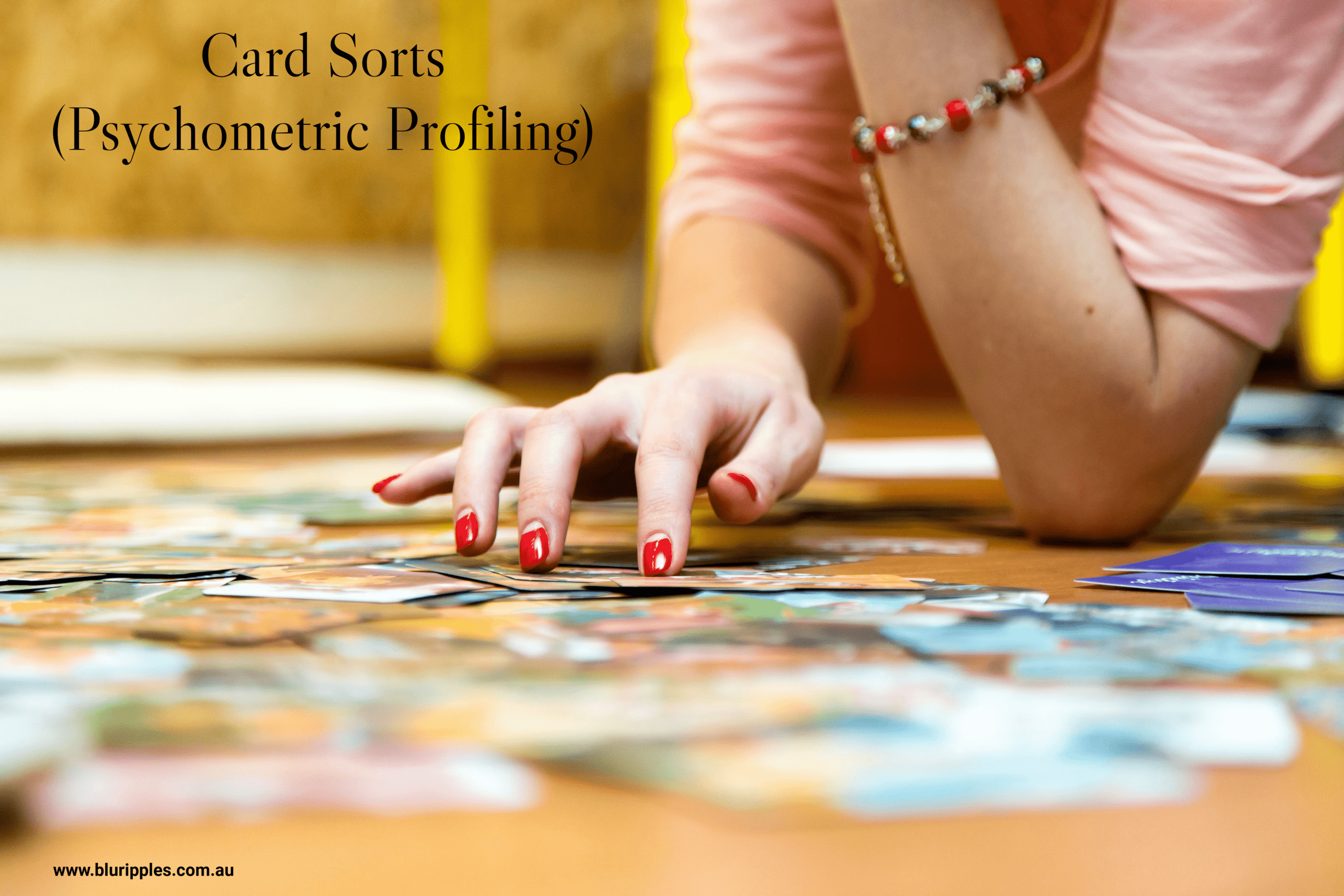 Blu Ripples Card Sorter Cards- Psychometric Assessment Cards