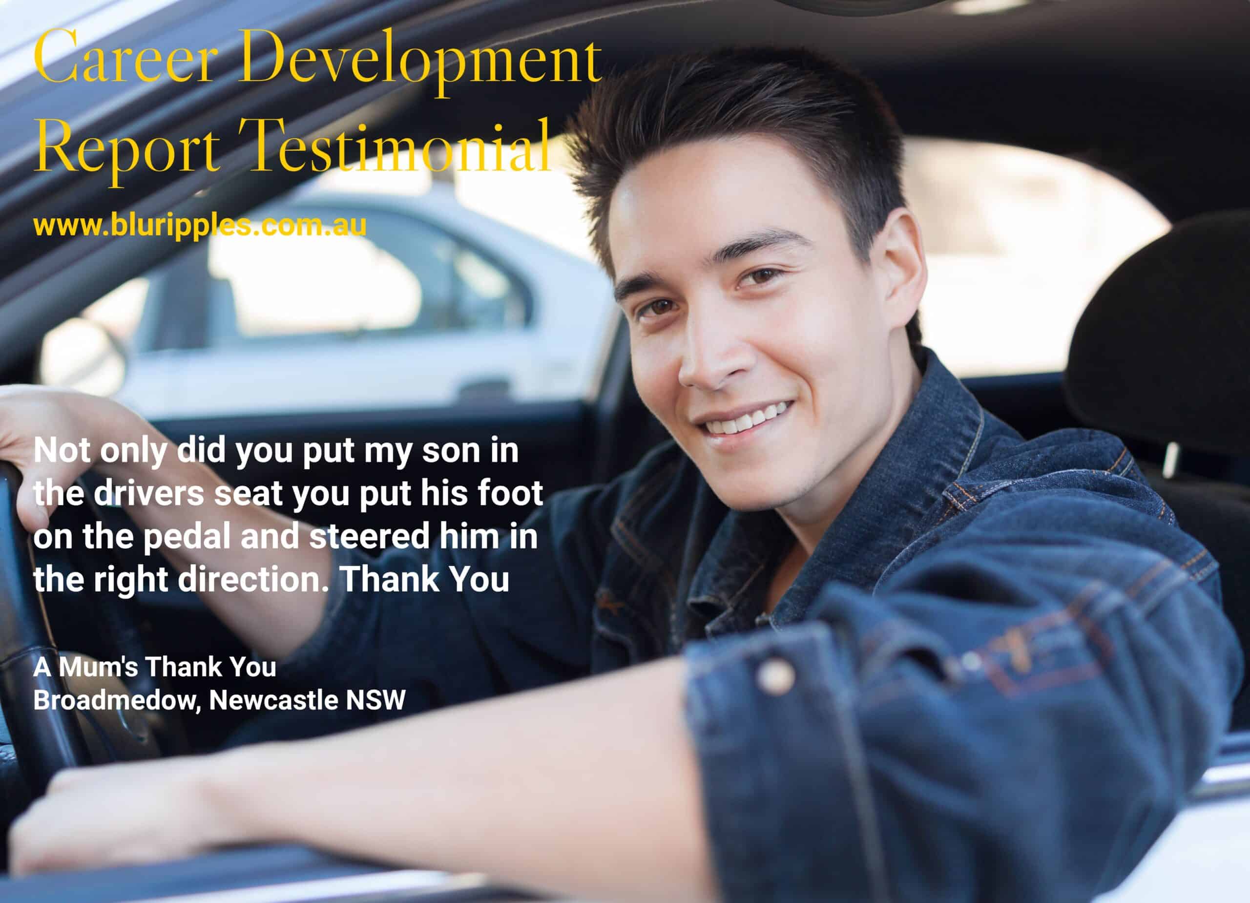 Career Development Plan Broadmedow, Newcastle NSW; Career Guidance, Career Direction, Career Plan, Career Planning, Career Pathways; Author Katherine Foster - Blu Ripples