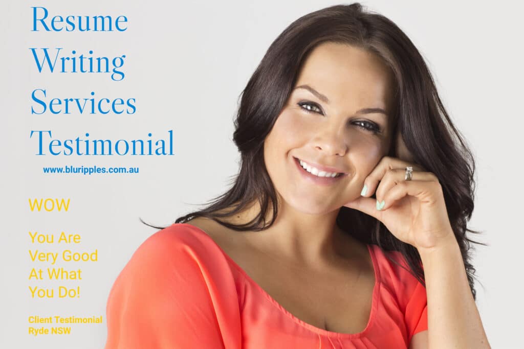 Blu Ripples Resume Review Ryde NSW Australia
