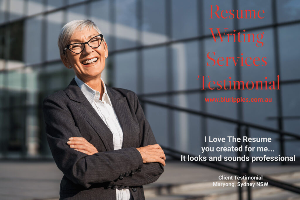 Blu Ripples Resume Review Maryong Sydney NSW