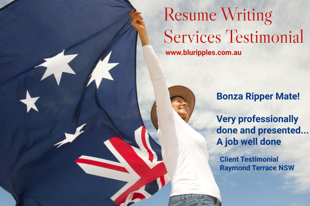 Blu Ripples Resume Review Raymond Terrace Port Stephens NSW