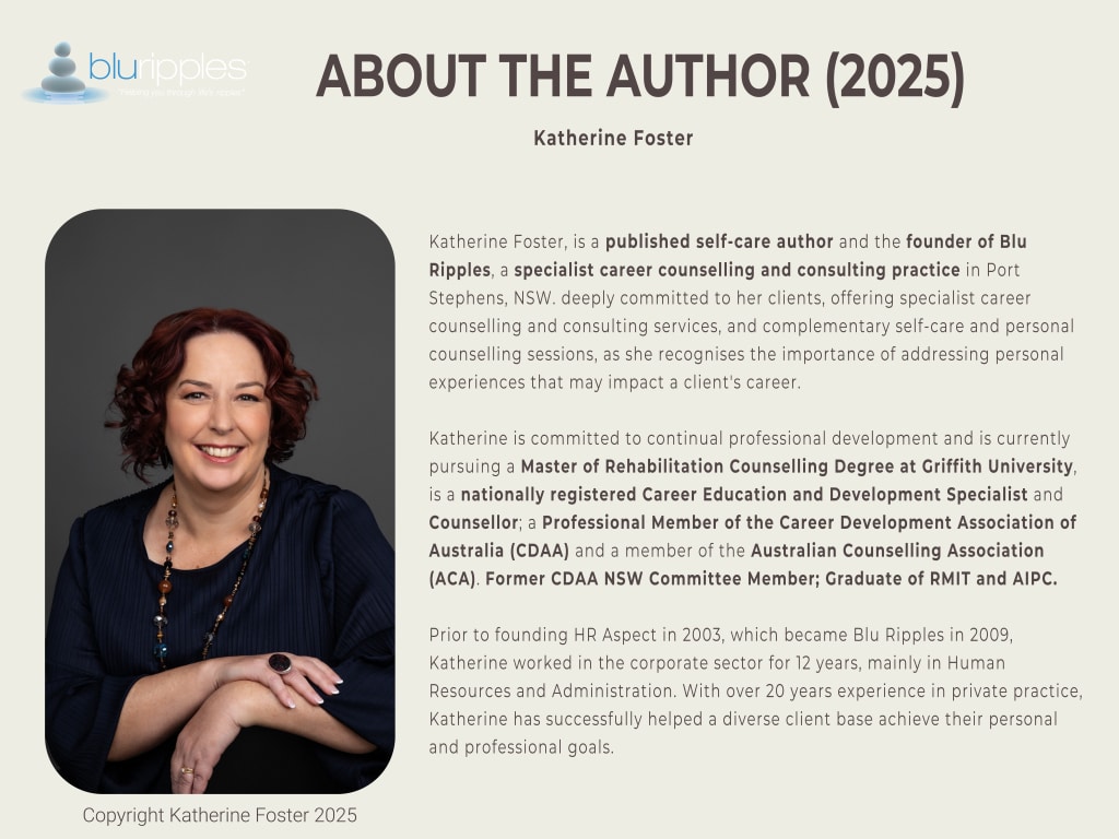 About Katherine Foster: Blu Ripples Author Bio - March 2025