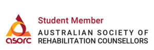 Katherine Foster, Founder of Blu Ripples has been accepted as a student member of ASORC while studying her Master Rehabilitation Counselling Degree at Griffith University