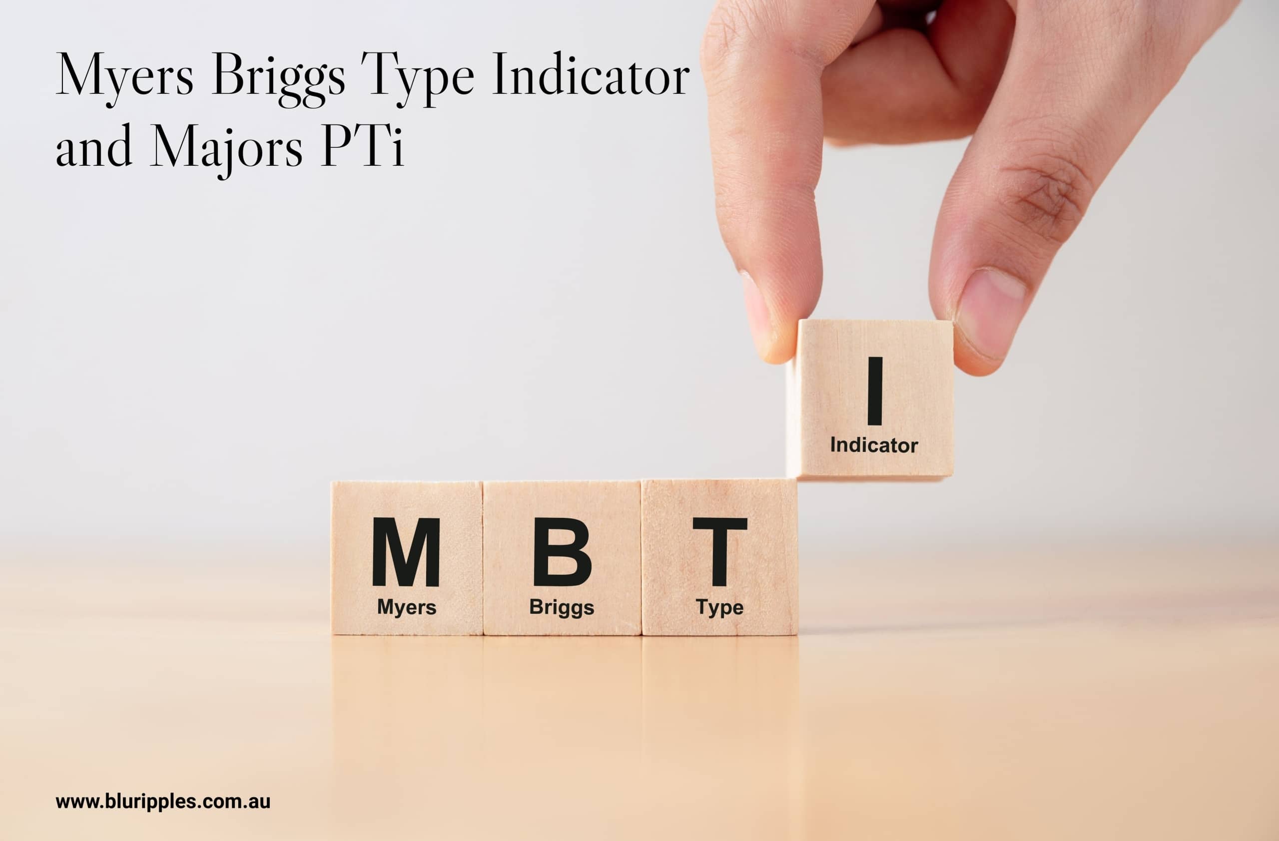 MBTI and Majors PTi Personality Type Instruments - Blu Ripples