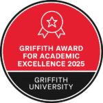 Griffith University awards Katherine Foster: Griffith Award For Academic Excellence (2025); 2nd consecutive year the honour has been bestowed on Blu Ripples Founder and Author Katherine Foster