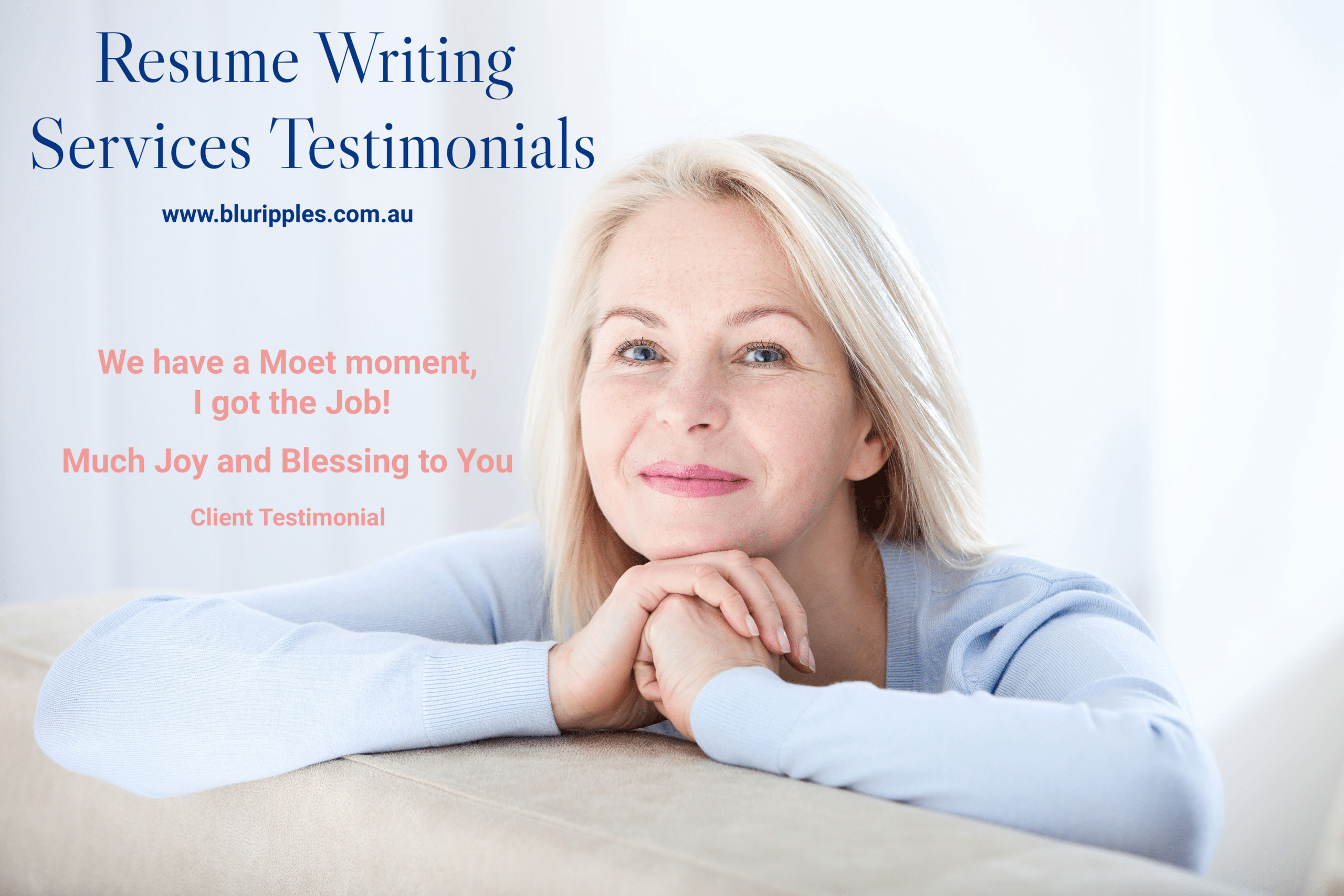 Resume Success with Blu Ripples - Resume Writing Services Review - Raymond Terrace and Newcastle Client